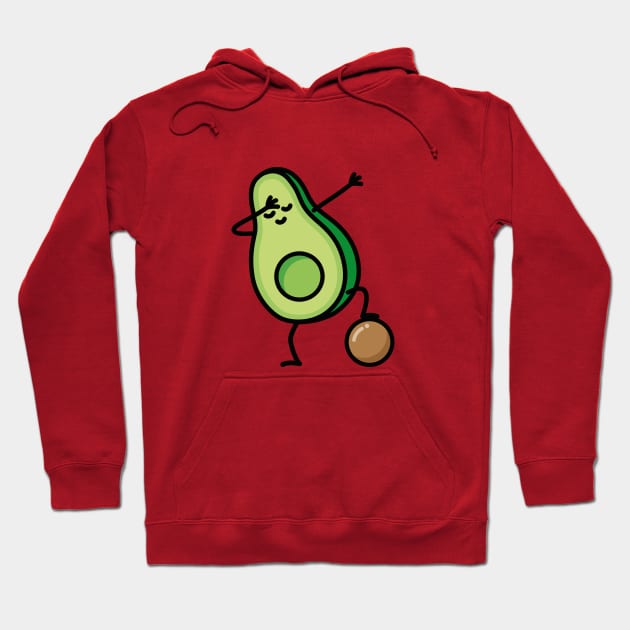 Dab dabbing avocado football football player keto Hoodie by LaundryFactory